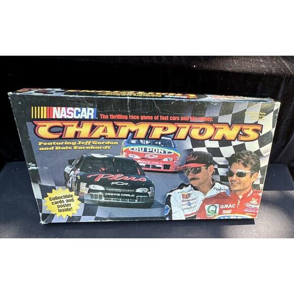 Nascar Champions Game Milton Bradley Jeff Gordan Dale Earnhardt COMPLETE! Mint!